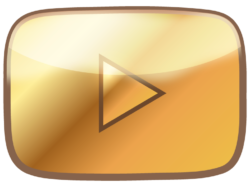 gold button YouTube