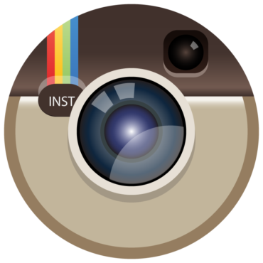 round instagram logo