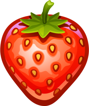 strawberry icon sticker