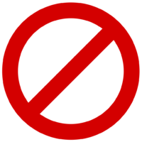 the forbidden sign