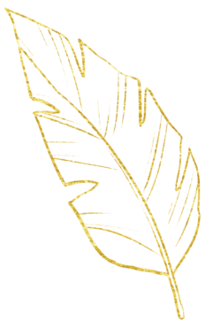 golden palm leaf