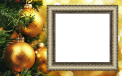 Christmas frame,gold