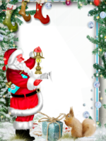 Photo Frame with Santa Claus