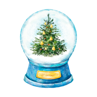 Snow globe,Christmas tree