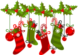 Holiday sock, christmas
