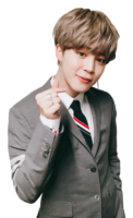 Jimin on the screensaver, BTS