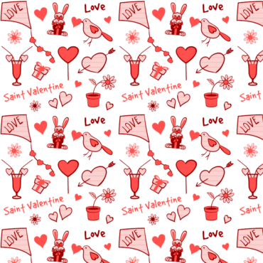 Hearts background, Valentine’s day