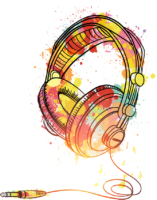 Headphones art