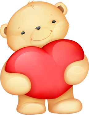 Bear with a heart
