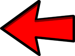 Red arrow for presentation