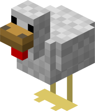 Chicken in minecraft