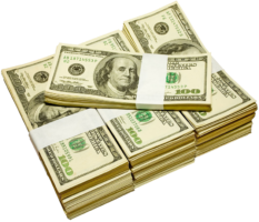 A wad of money