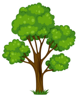 Tree with grass