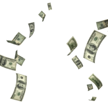 A frame made of money