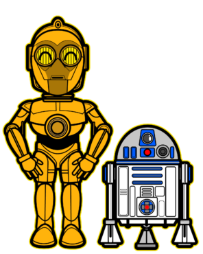 r2d2 and c3po, figure