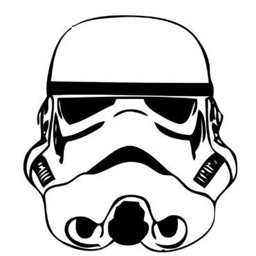 Star wars Stormtrooper Helmet art