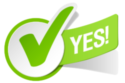 Green check mark