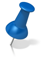 Blue button