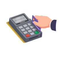 Bank card terminal