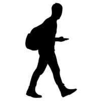 Silhouette of a man