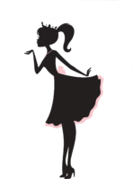 Princess, crown, silhouette