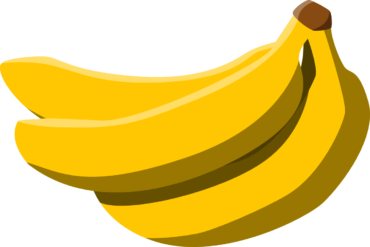 Banana, fruit, food, drawing