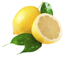 Fruits, food, lemon, berries