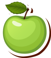Apple, fruit, food, png, sticker