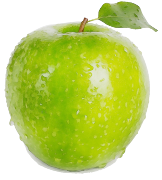 Green apple, fruit, apple, png
