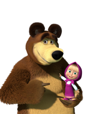 Cartoon, Masha and the bear