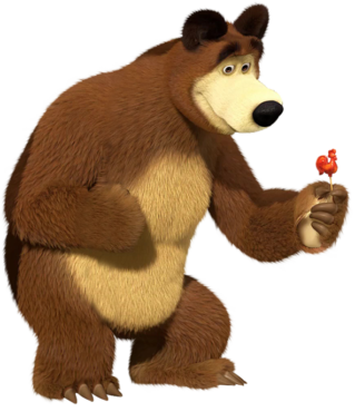 The bear from the cartoon