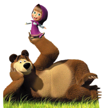 Masha the bear, png, cartoon