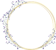 Frame, gold, photo, wreath , png