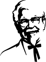 Colonel Sanders KFS logo, png,