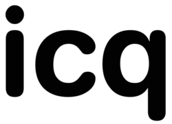 ICQ logo, png, inscription
