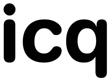 ICQ logo, png, inscription