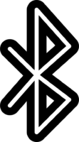Bluetooth symbol, png