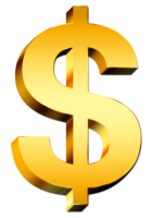 Golden Dollar sign