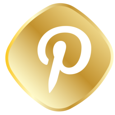 Pinterest gold logo