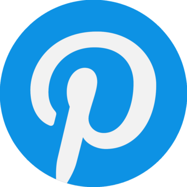 Blue Pinterest logo