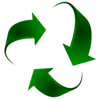 Recycling sign
