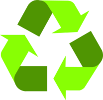Garbage recycling sign