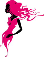 Girl, woman, silhouette