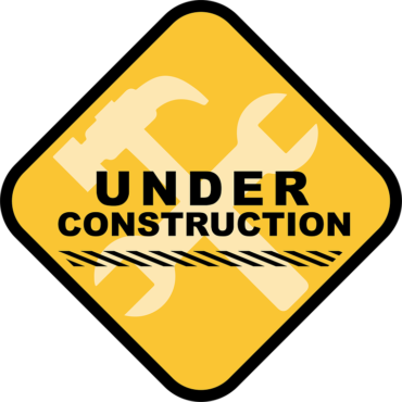 under construction plate