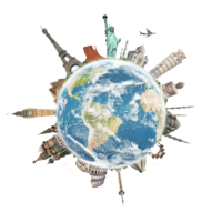 Globe, earth, journey