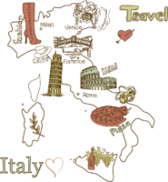 Map of Italy