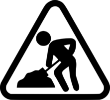 Road sign, PNG