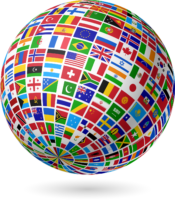 Earth, flags of the world