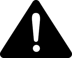 Icon, exclamation mark