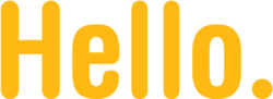 Text “Hello”, PNG